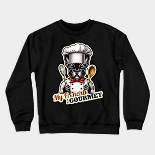 Chef french bulldog Crewneck Sweatshirt